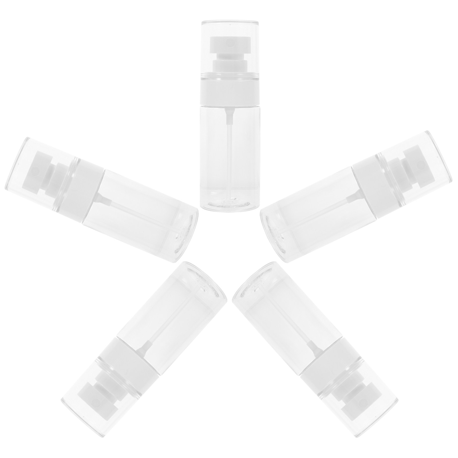 Misting Bottle Fine - Набор из 5 дорожных флаконов-спреев с